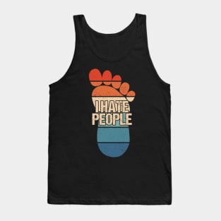 I Hate People Bigfoot Tank Top